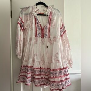 Oliphant White and Red Dress
